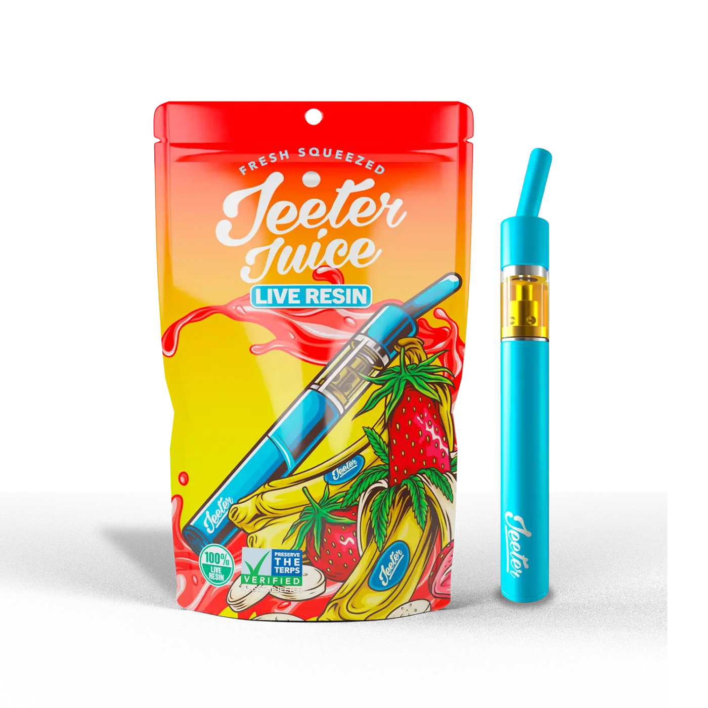 Caneta THC Jeeter Juice Strawnana 1g Híbrida